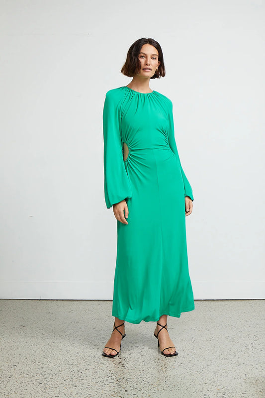 Rebecca Vallance - Green Cut Out Dress