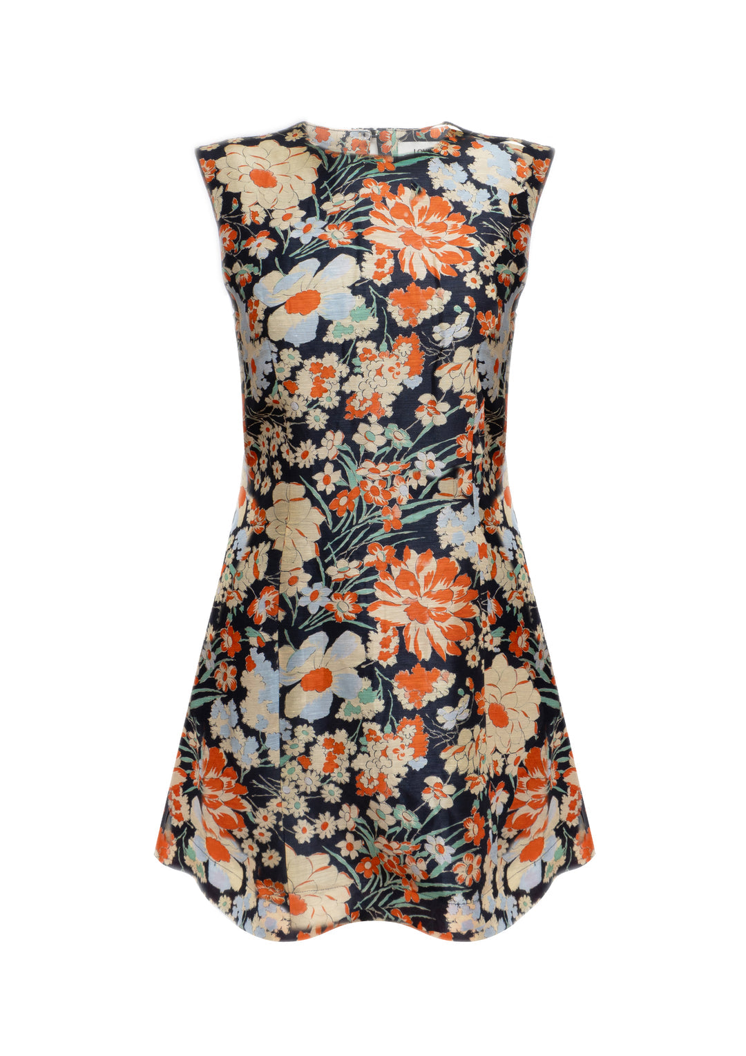 Harper Floral Dress Silk/Linen Darling Valley