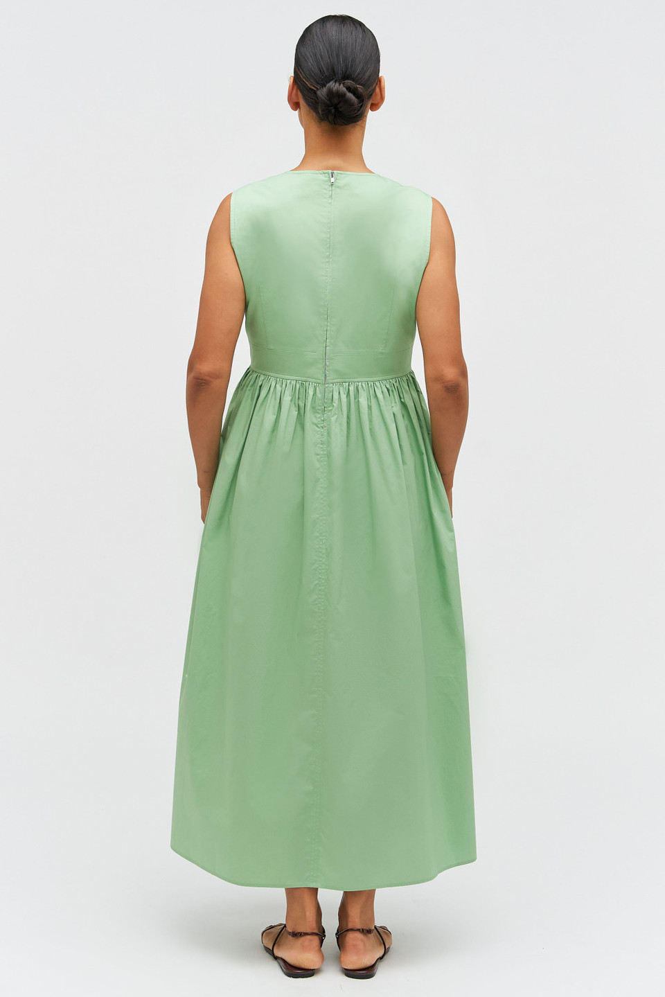 Poplin Sundress - Mint Leaf