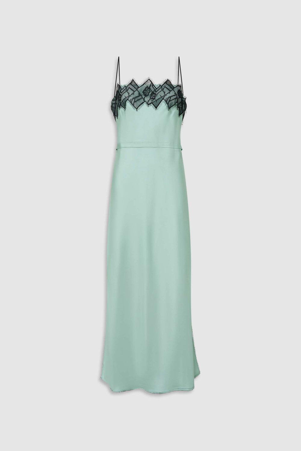 FRINGE LACE DRESS - MINT ICE