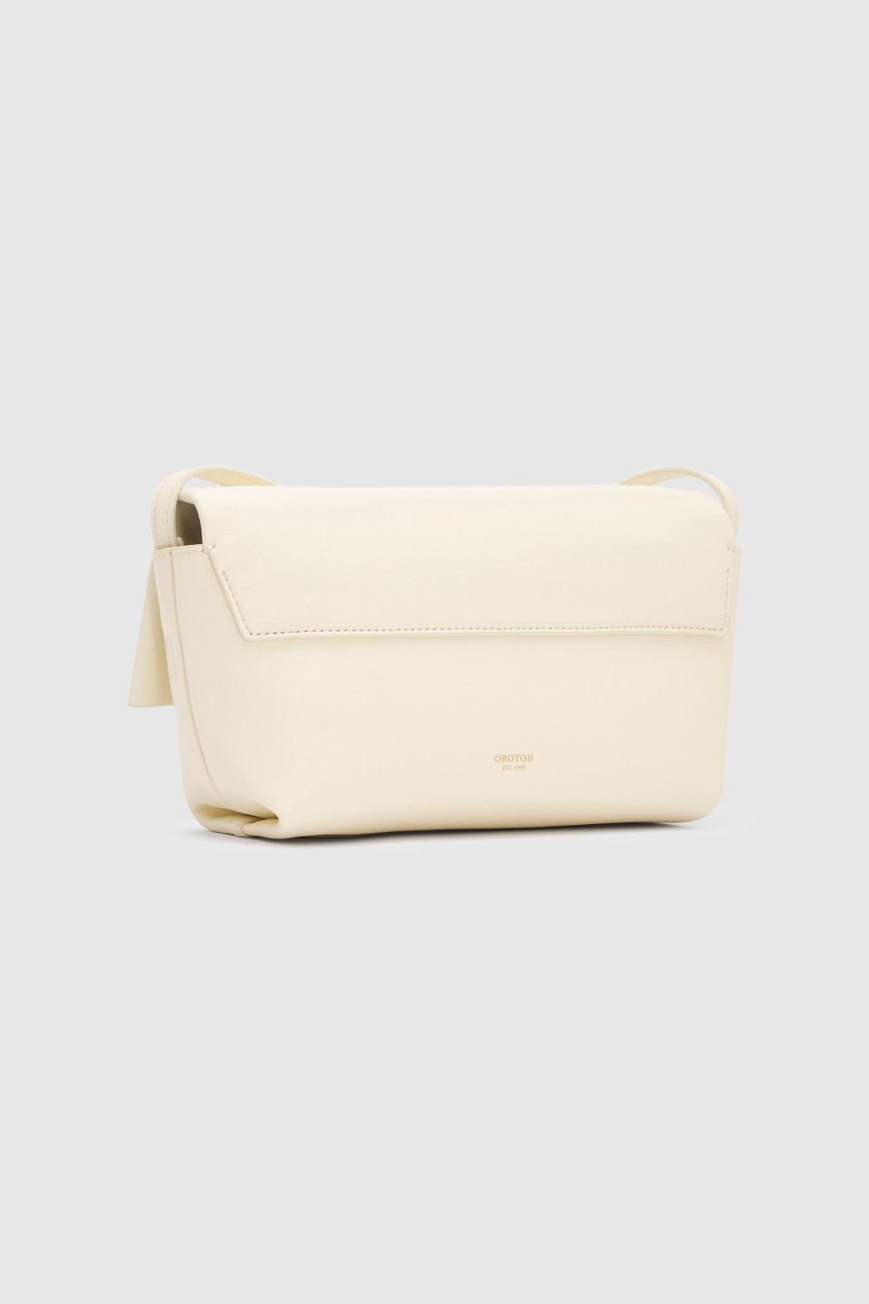 Etta Medium Clutch - Antique Cream