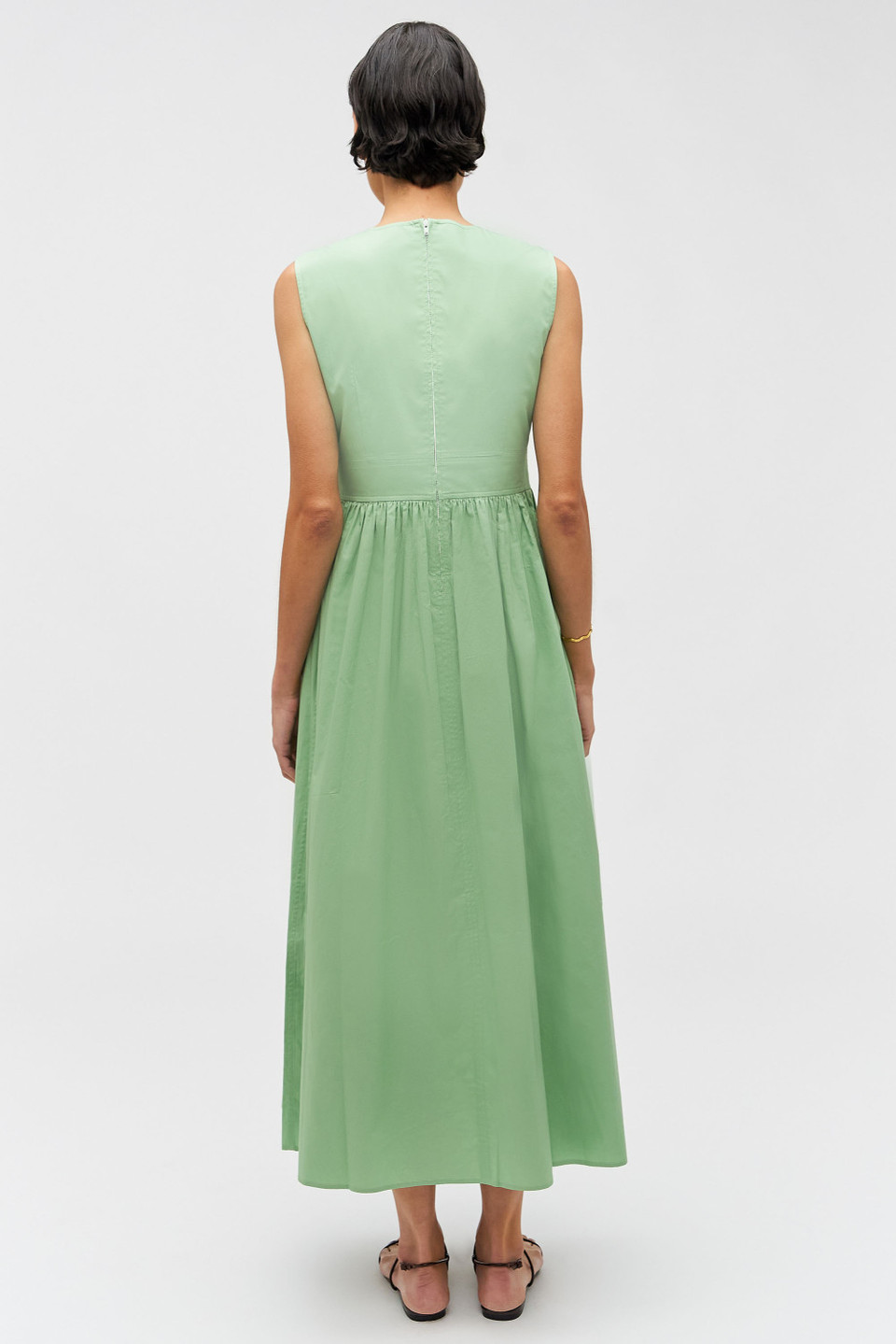 Poplin Sundress - Mint Leaf