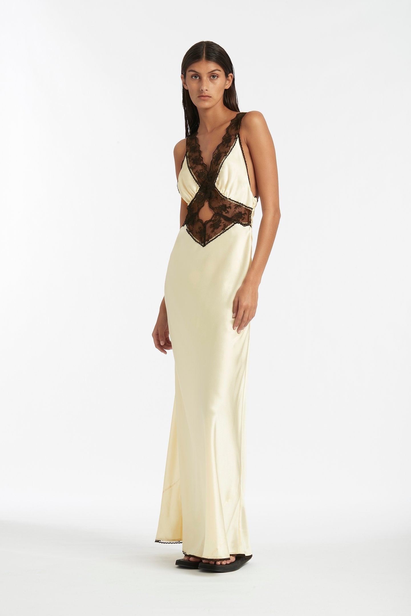 SIR - WILLA CUT OUT GOWN - WHITE